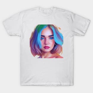 Surreal Beautiful Dreamy Girl T-Shirt